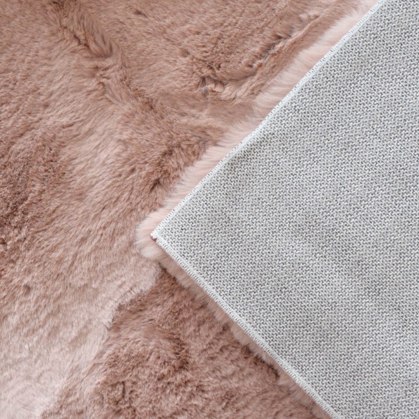 Xαλί Διαδρόμου Γούνινο (80x200) Ravelia Fluffy Pink