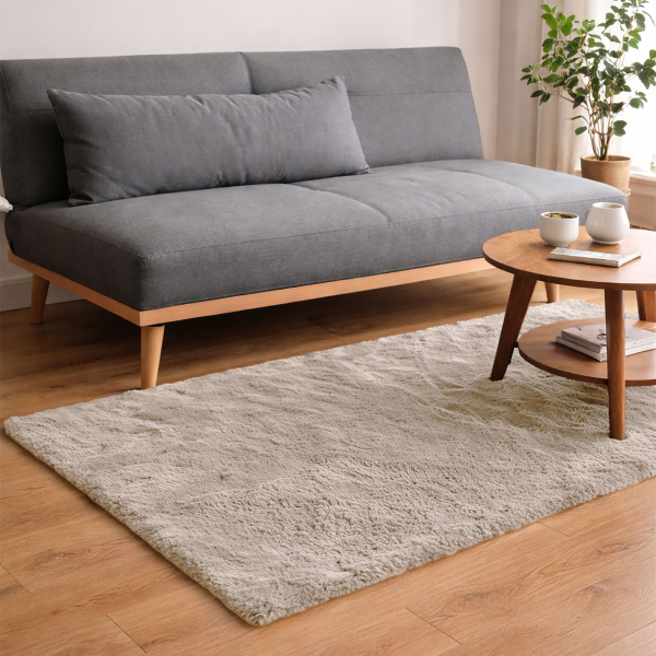 Xαλί Διαδρόμου Γούνινο (80x200) Ravelia Fluffy Taupe