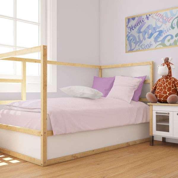 Σεντόνι Κούνιας Με Λάστιχο (70x140+15) Dimcol Solid