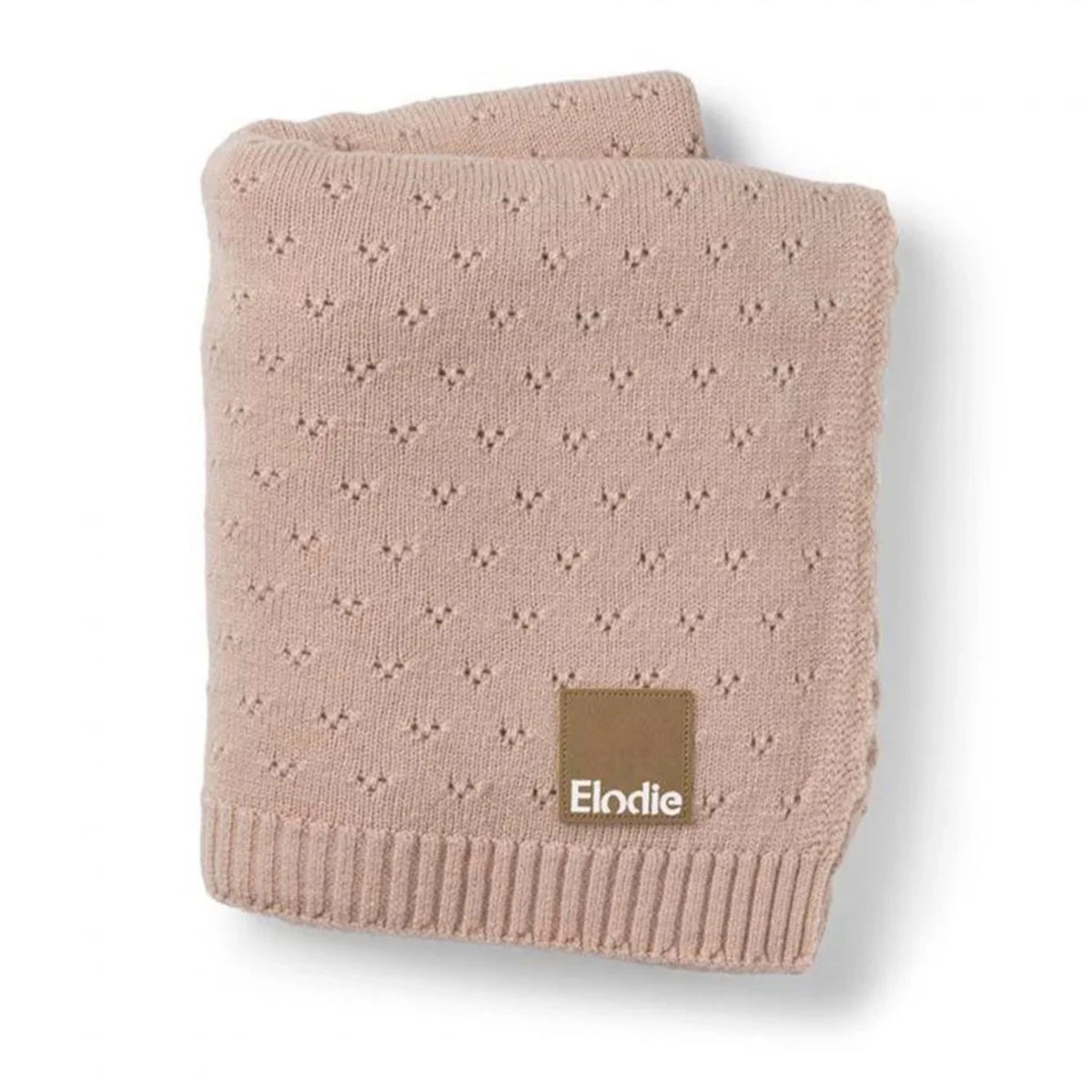 Κουβέρτα Πλεκτή Αγκαλιάς (75X100) Elodie Pointelle Ακρυλική Blushing Pink 30326002151Na Home Βρεφικά Προίκα Μωρού Κουβέρτες Βρεφικές Πλεκτές Spitishop