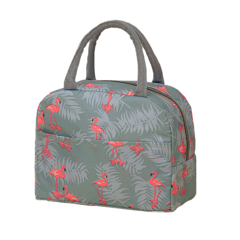 Ισοθερμική Τσάντα Φαγητού 5lt Amber 3001-14 Γκρι Φλαμίνγκο
