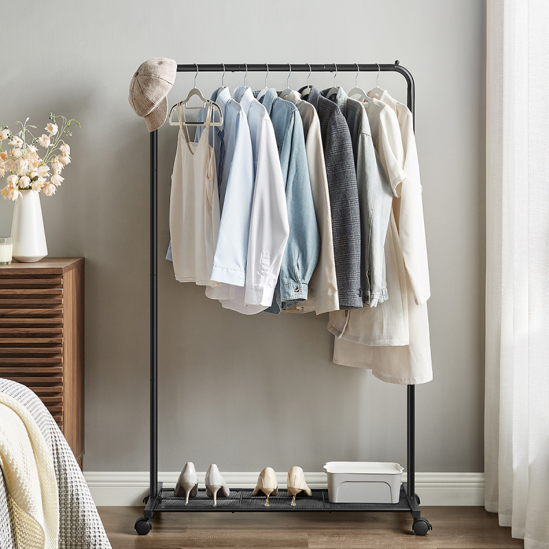 Κρεμάστρα Δαπέδου 158εκ. Τροχήλατη Songmics HSR025BZ01