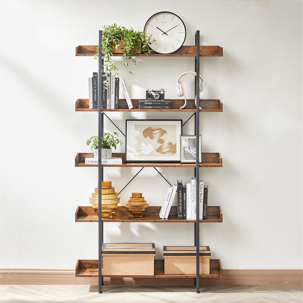 Ραφιέρα Δαπέδου 5 Θέσεων (100x28x178) Vasagle LLS110KD01