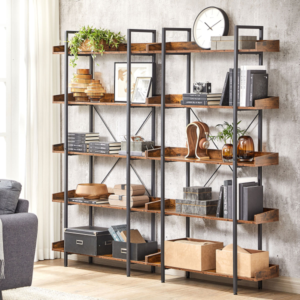 Ραφιέρα Δαπέδου 5 Θέσεων (100x28x178) Vasagle LLS110KD01