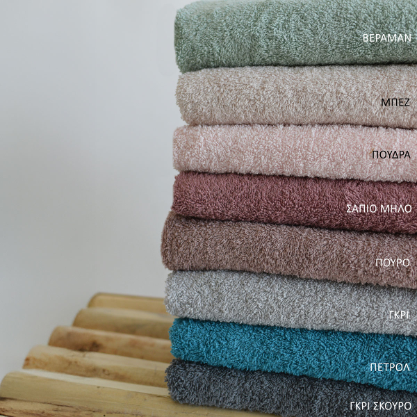 Πετσέτες Μπάνιου (Σετ 3τμχ) Ravelia 600gsm