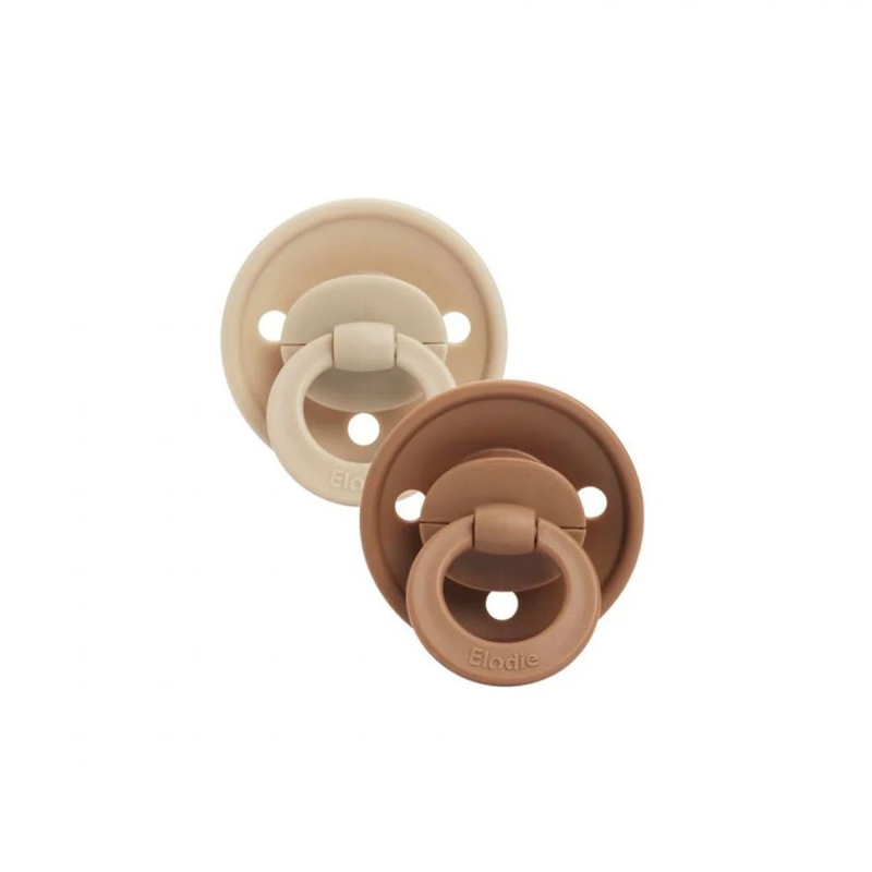 Πιπίλες Σιλικόνης Φυσιολογικές 3Μ+ (Σετ 2τμχ) Elodie Pure Khaki 30102102116NA