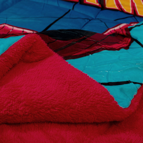 Κουβερτοπάπλωμα Μονό (160x250) Dimcol Spiderman Turquoise