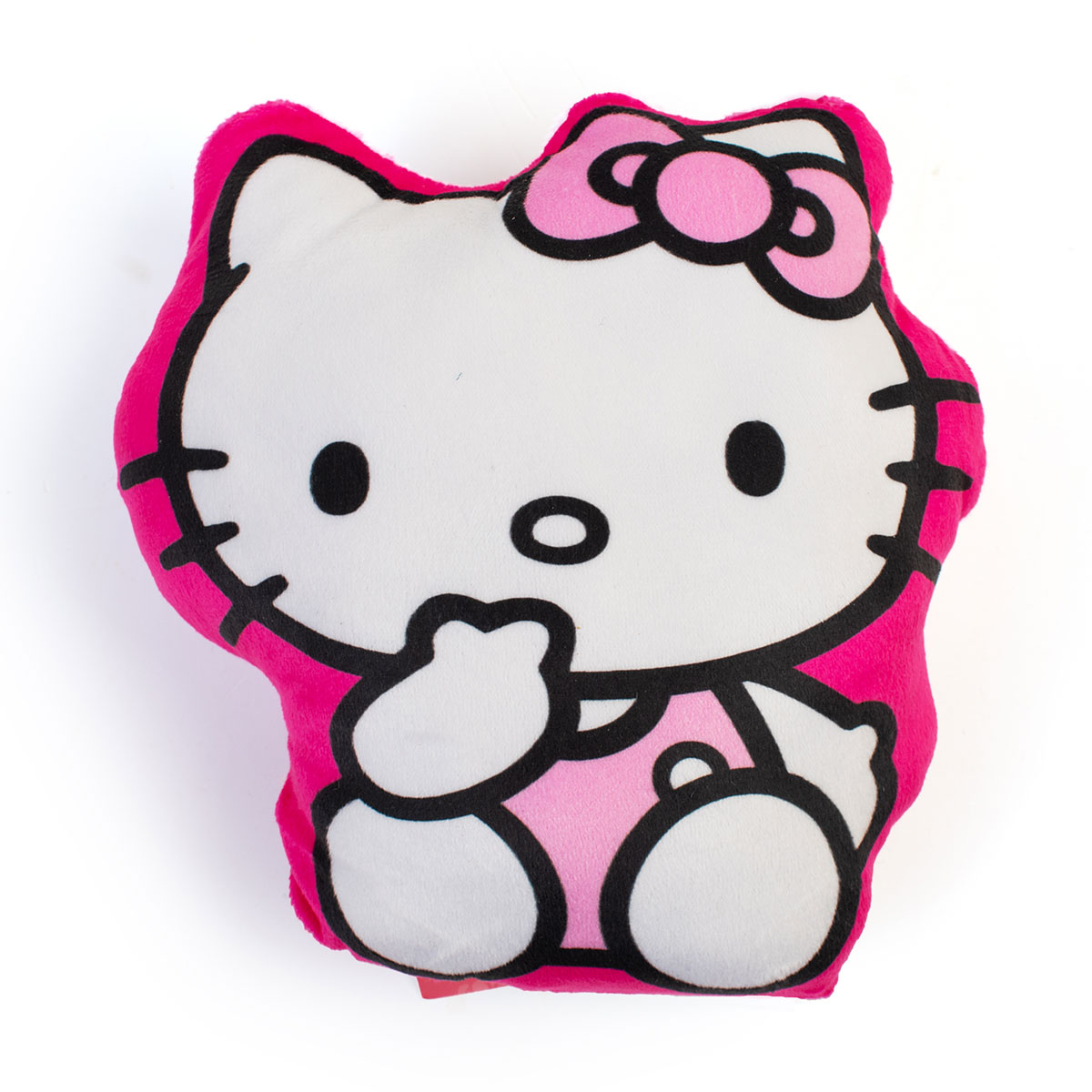 Διακοσμητικό Μαξιλάρι Βελουτέ 2 Όψεων Dimcol Hello Kitty 695 Pink 20cm