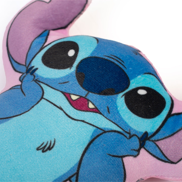 Διακοσμητικό Μαξιλάρι Βελουτέ 2 Όψεων Dimcol Stitch 690 Pink 20cm