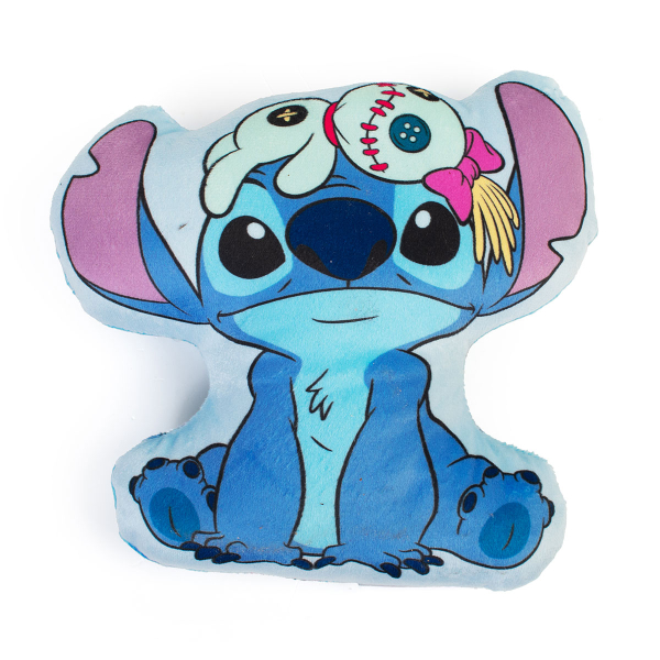 Διακοσμητικό Μαξιλάρι Βελουτέ 2 Όψεων Dimcol Stitch 679 Sky Blue 20cm