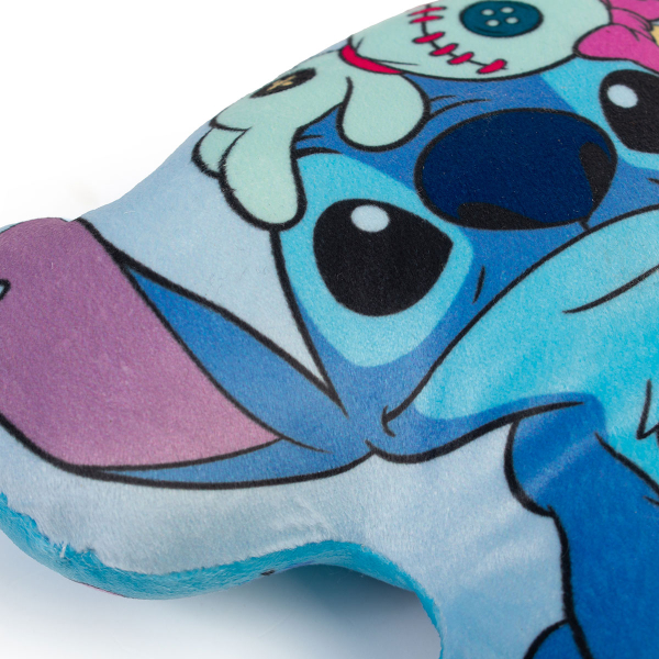 Διακοσμητικό Μαξιλάρι Βελουτέ 2 Όψεων Dimcol Stitch 679 Sky Blue 20cm