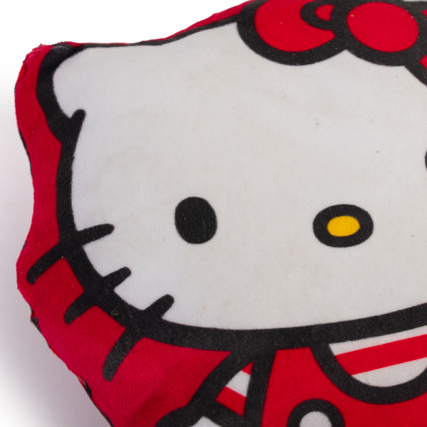 Διακοσμητικό Μαξιλάρι Βελουτέ 2 Όψεων Dimcol Hello Kitty 691 Red 20cm