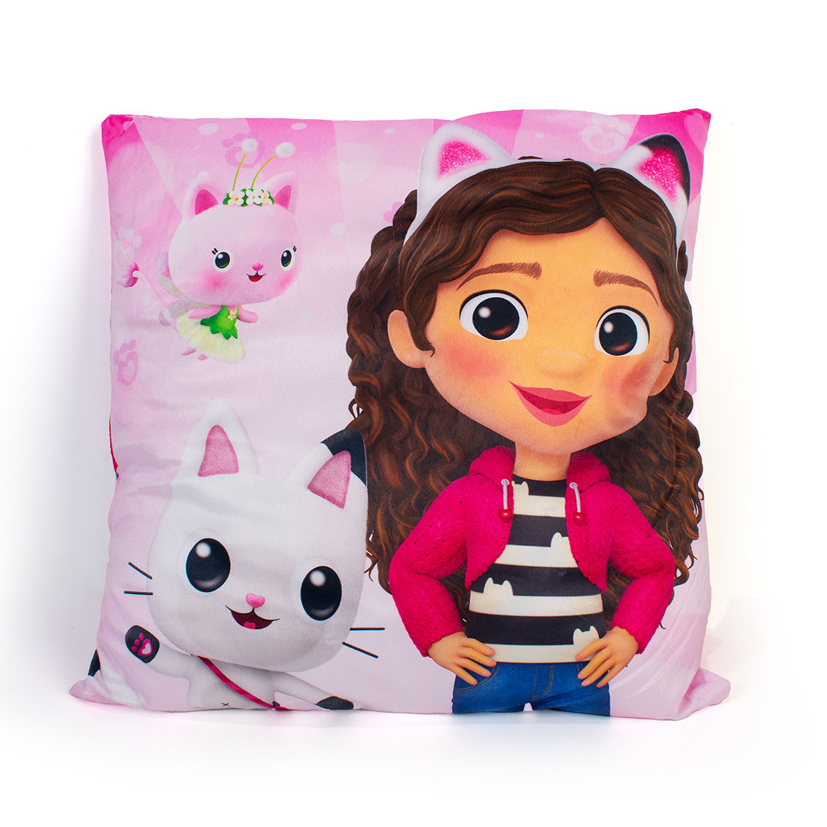 Διακοσμητικό Μαξιλάρι Βελουτέ 2 Όψεων (38x38) Dimcol Gabby's Dollhouse 03