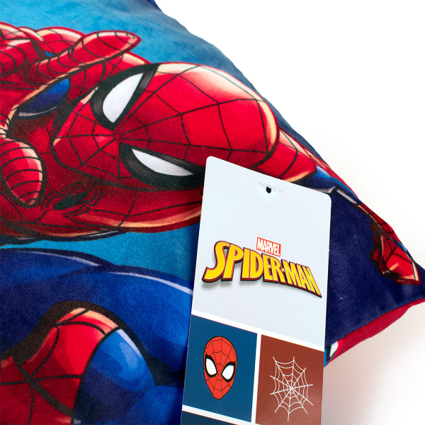 Διακοσμητικό Μαξιλάρι Βελουτέ 2 Όψεων (38x38) Dimcol Spiderman 07