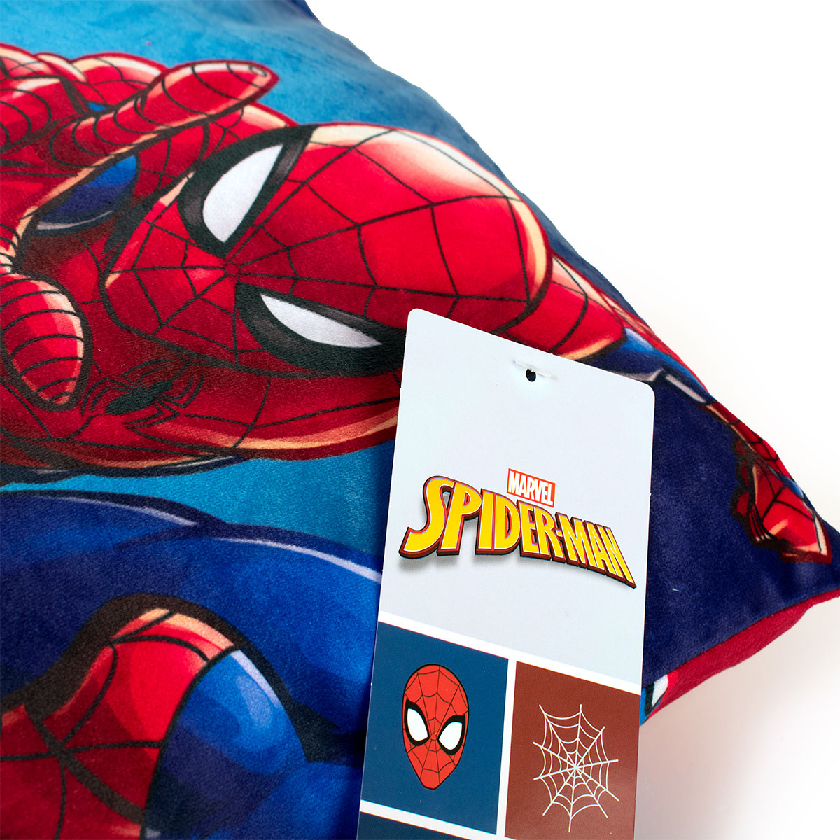 Διακοσμητικό Μαξιλάρι Βελουτέ 2 Όψεων (38X38) Dimcol Spiderman 07 Home Παιδικά Διακοσμητικά Μαξιλάρια Spitishop