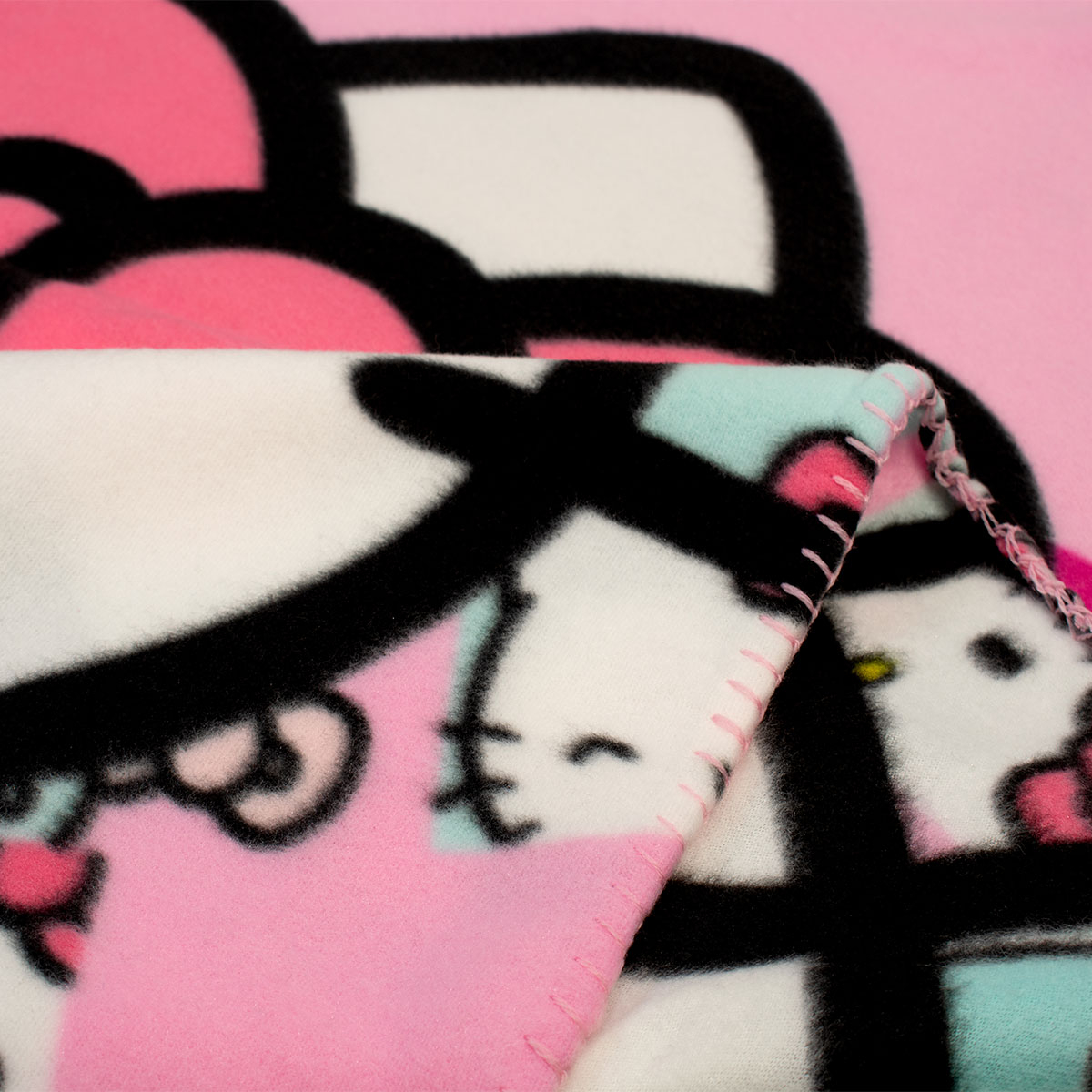 Κουβέρτα Fleece Κούνιας (100X140) Dimcol Hello Kitty 34 Home Βρεφικά Προίκα Μωρού Κουβέρτες Βρεφικές Spitishop