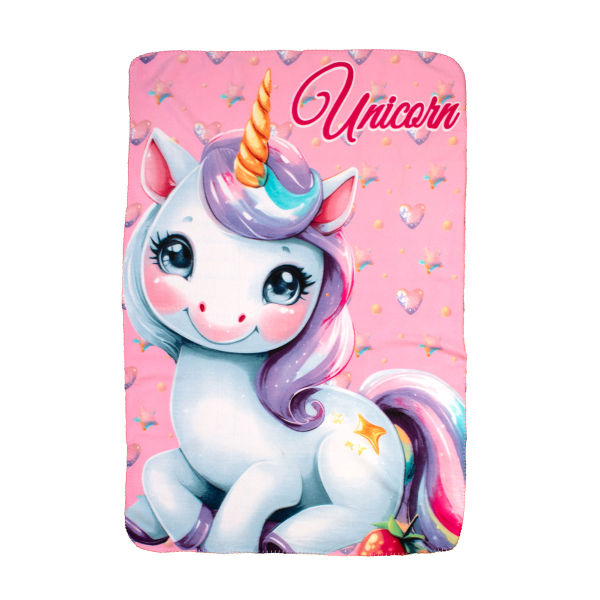 Κουβέρτα Fleece Κούνιας (100x140) Dimcol Unicorn 56