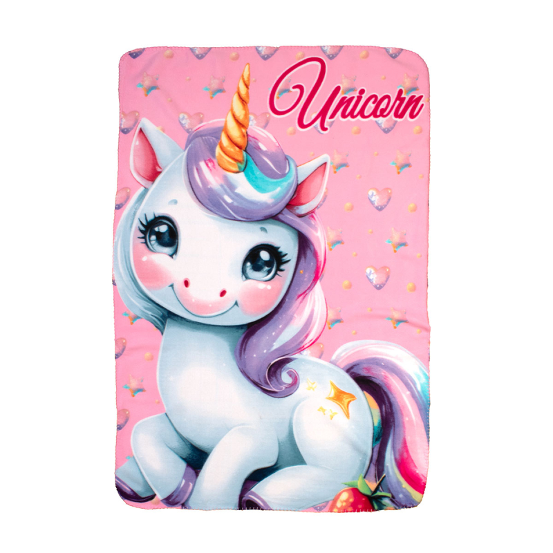 Κουβέρτα Fleece Κούνιας (100x140) Dimcol Unicorn 56