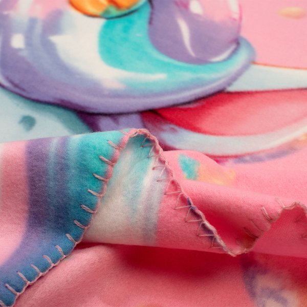 Κουβέρτα Fleece Κούνιας (100x140) Dimcol Unicorn 56