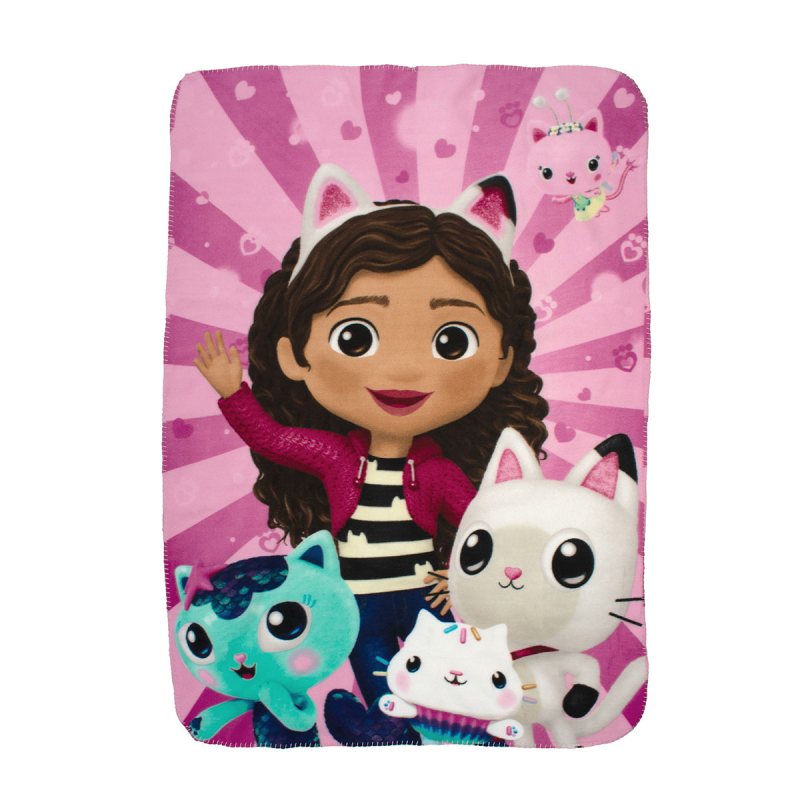 Κουβέρτα Fleece Κούνιας (100x140) Dimcol Gabby's Dollhouse 30