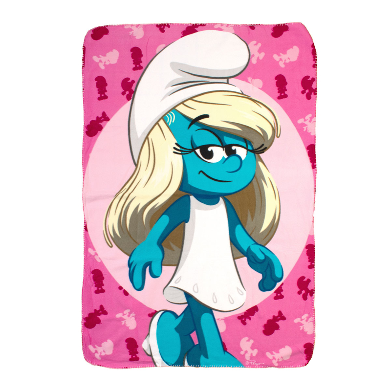 Κουβέρτα Fleece Κούνιας (100x140) Dimcol Smurfs 12