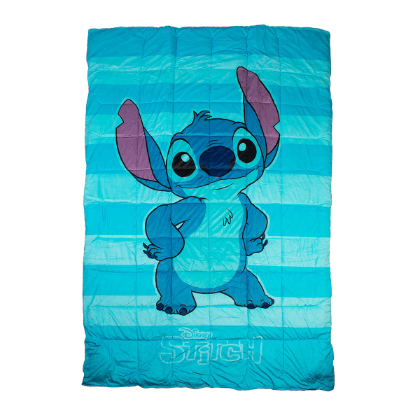 Κουβερτοπάπλωμα Μονό (160x250) Dimcol Lilo & Stitch Sky Blue