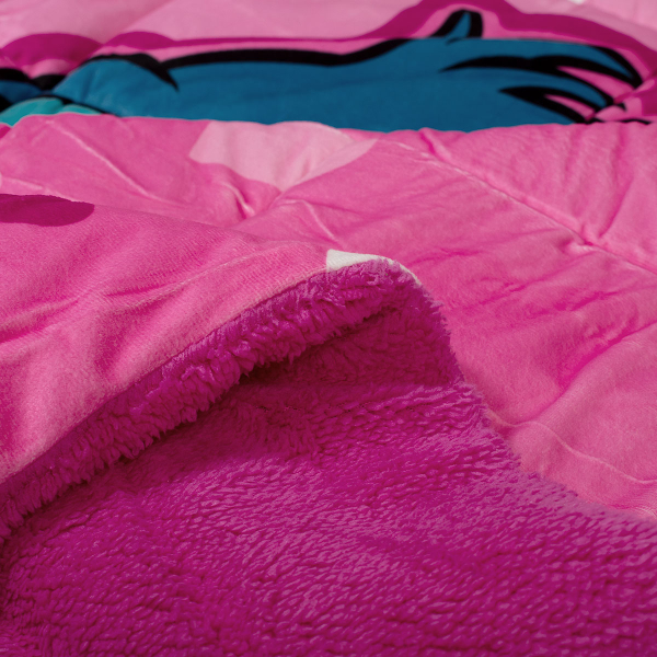 Κουβερτοπάπλωμα Μονό (160x250) Dimcol Lilo & Stitch Pink