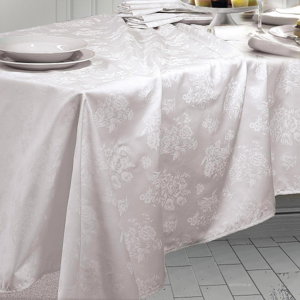 Τραπεζομάντηλo (140x140) Rythmos Jasmine White