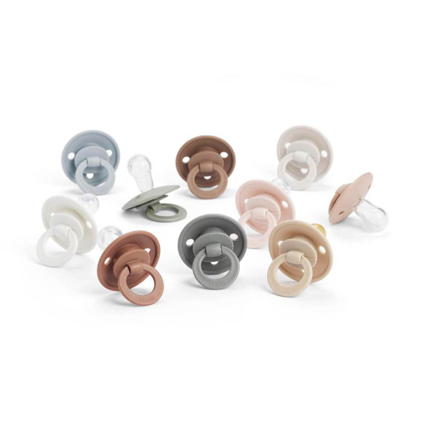 Πιπίλες Καουτσούκ Φυσιολογικές 3Μ+ (Σετ 2τμχ) Elodie Soft Terracotta 30102104157NA