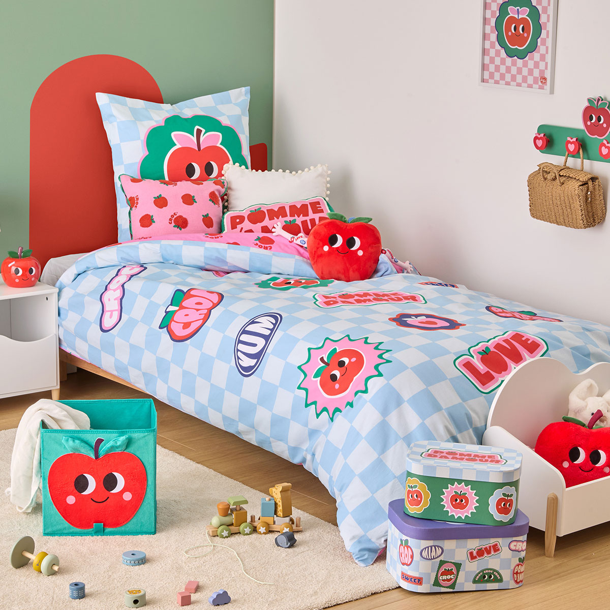 Παπλωματοθήκη Μονή (Σετ 140x200) 2 Όψεων A-S Chachapop 214431B