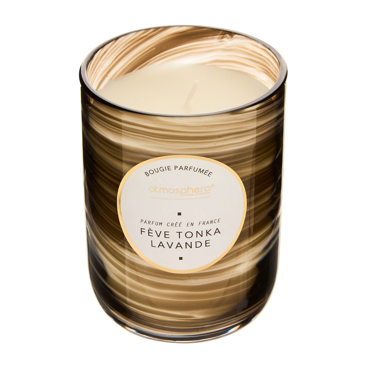 Κερί Αρωματικό 275Gr (Φ8X11) A-S Wavy Tonka 214807B Home Διακόσμηση Αρωματικά Χώρου - Diffuser Spitishop