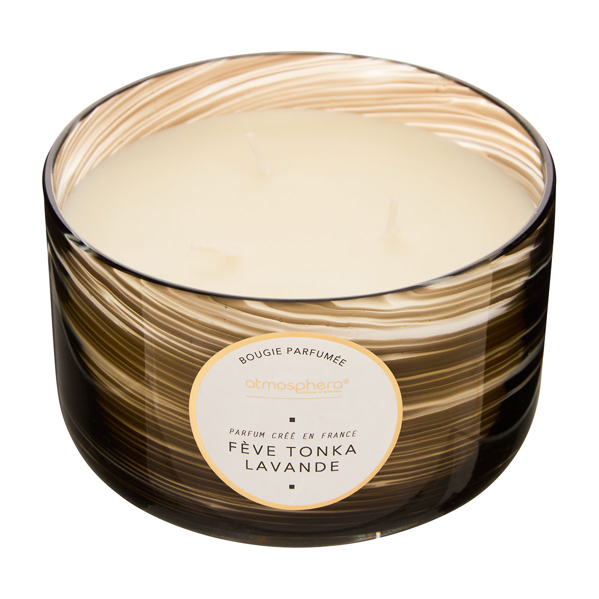 Κερί Αρωματικό 540Gr (Φ13X8) A-S Wavy Tonka 214808B Home Διακόσμηση Αρωματικά Χώρου - Diffuser Spitishop