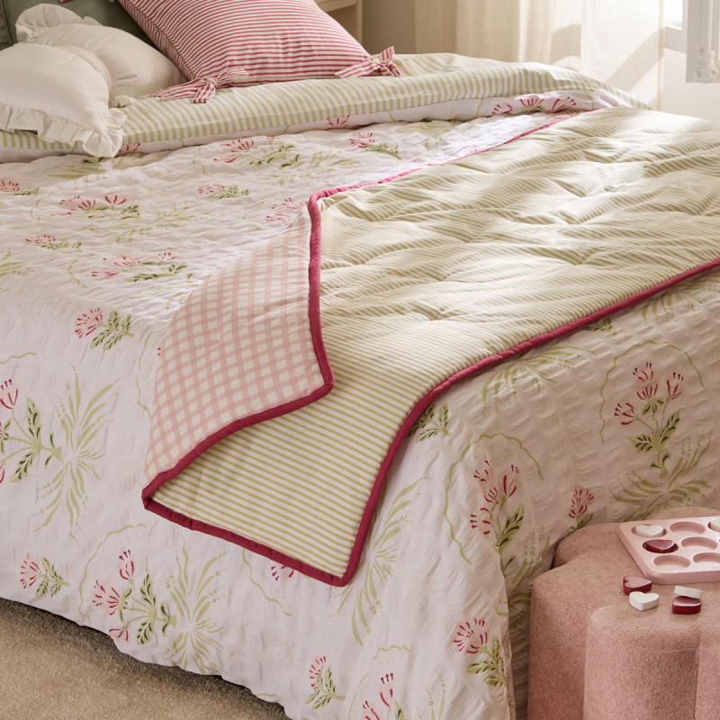 Τραβέρσα Κρεβατιού 2 Όψεων (60x180) A-S Fleur De Rose 215397A