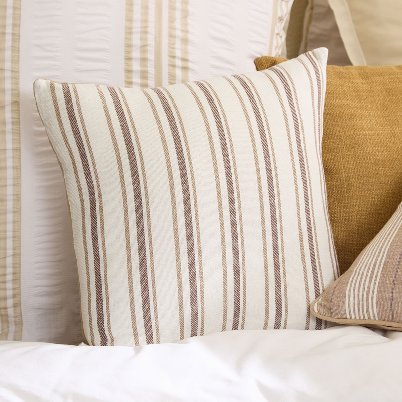Διακοσμητικό Μαξιλάρι 2 Όψεων (40x40) A-S Groove Beige 215327B