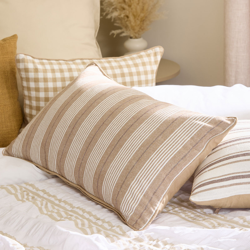 Διακοσμητικό Μαξιλάρι 2 Όψεων (38x58) A-S Groove Beige 215330B