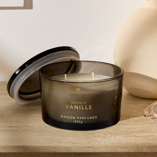 Κερί Αρωματικό 440gr (Φ13x9) A-S Glowy Vanilla 214889A