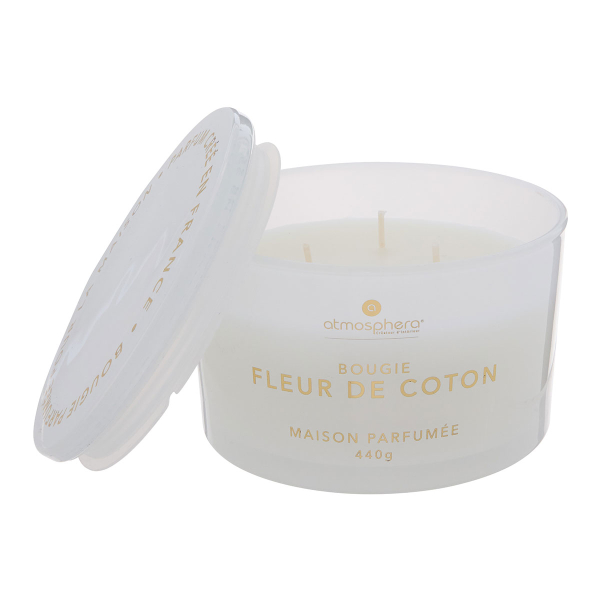 Κερί Αρωματικό 440gr (Φ13x9) A-S Glowy Cotton 214889B