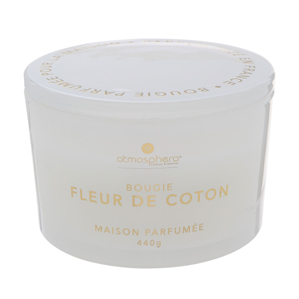 Κερί Αρωματικό 440gr (Φ13x9) A-S Glowy Cotton 214889B