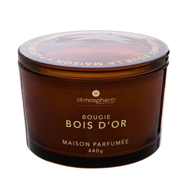 Κερί Αρωματικό 440gr (Φ13x9) A-S Glowy Woody 214889C