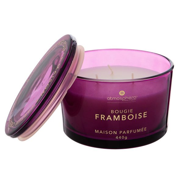 Κερί Αρωματικό 440gr (Φ13x9) A-S Glowy Raspberry 214889E