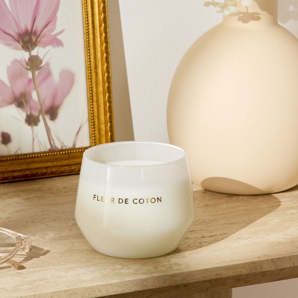 Κερί Αρωματικό 300gr (Φ10x8) A-S Glowy Cotton 214890B