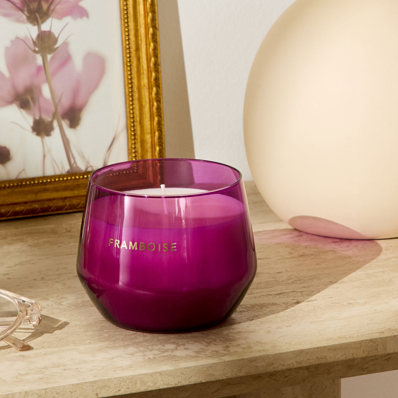 Κερί Αρωματικό 300gr (Φ10x8) A-S Glowy Raspberry 214890E