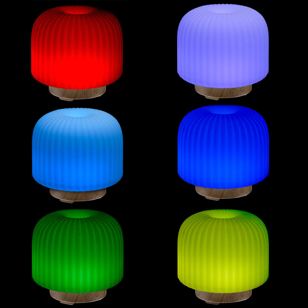 Συσκευή Αρωματοθεραπείας Με Φωτισμό RGB Με 5 Λαδάκια (Σετ) A-S Marta 214900
