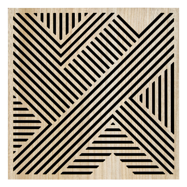 3D Πάνελ Τοίχου Ξύλινο (120x60) A-S Eileen Cross 215587