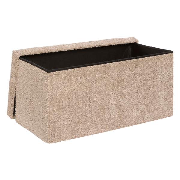 Ταμπουρέ Με Αποθηκευτικό Χώρο (76x38x38) A-S Soana Taupe 214228B