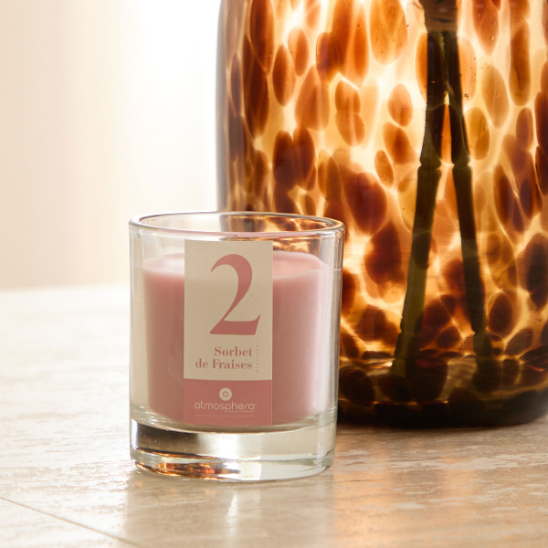 Κερί Αρωματικό 180gr (Φ8x9) A-S Numia Strawberry 214800B