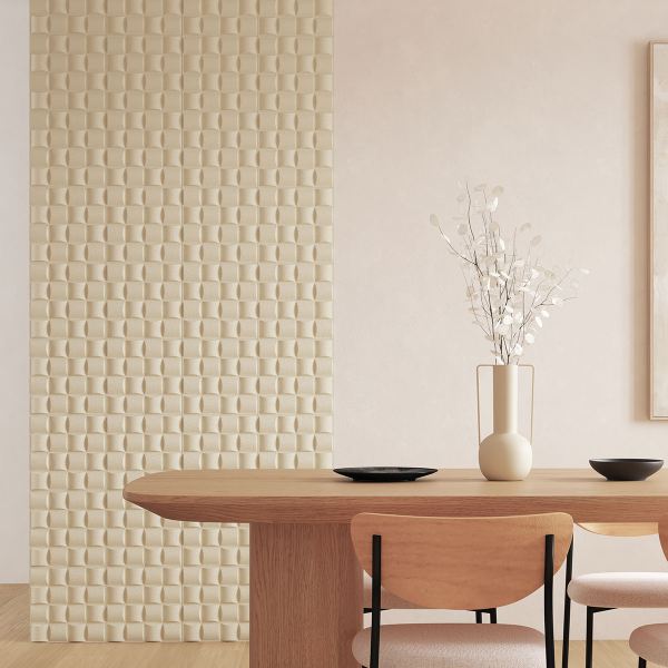 Αυτοκόλλητα 3D Πάνελ Τοίχου Πλαστικά (Σετ 2τμχ) A-S Oren Squares 218526