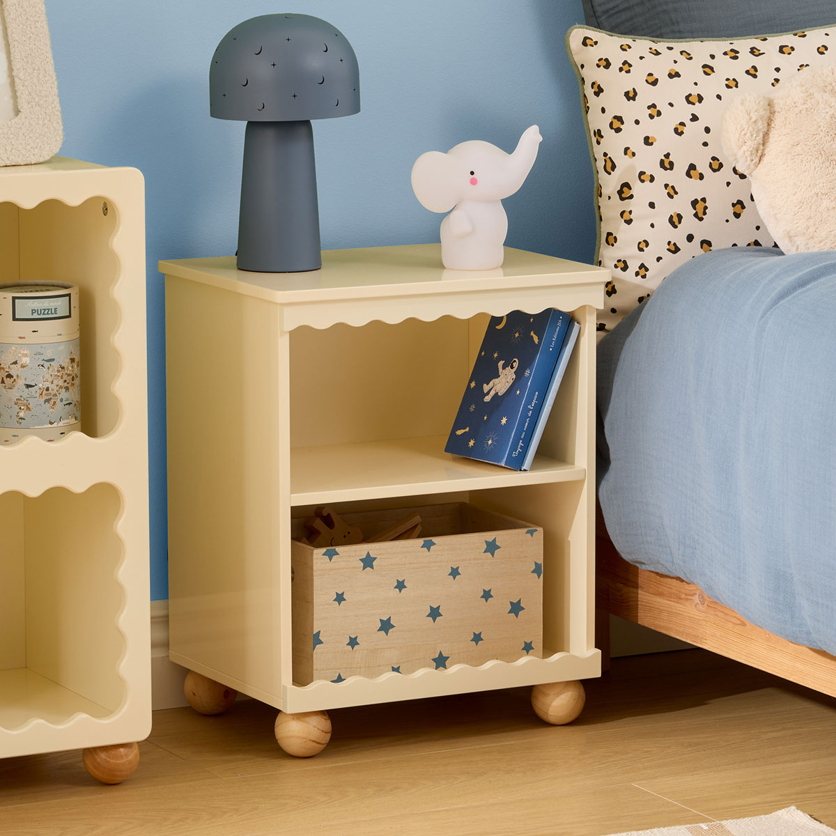Spitishop Παιδικό Κομοδίνο Με Ράφια (40x30x50.5) A-S Bouli 214483A