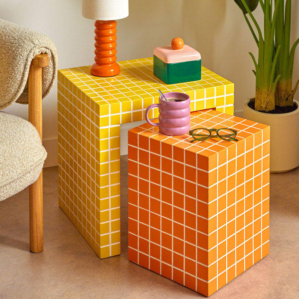 Βοηθητικά Τραπέζια Σαλονιού (Σετ 2τμχ) A-S Poolside Betsy 213091