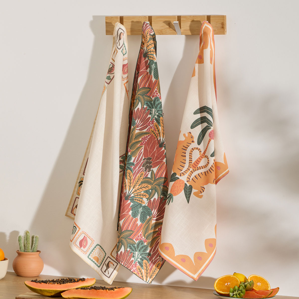 Ποτηρόπανα (Σετ 3τμχ) A-S Tropical 215371C